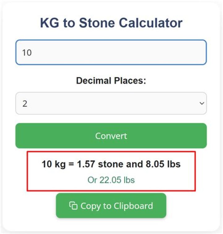 150.6 kg in stone 150.6 kg in stone