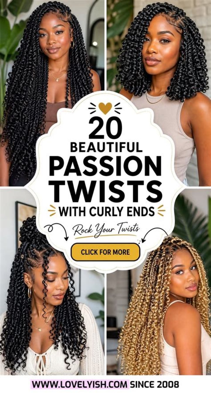 20 Beautiful Passion Twists Braids Hairstyles Hairdo Hairstyle