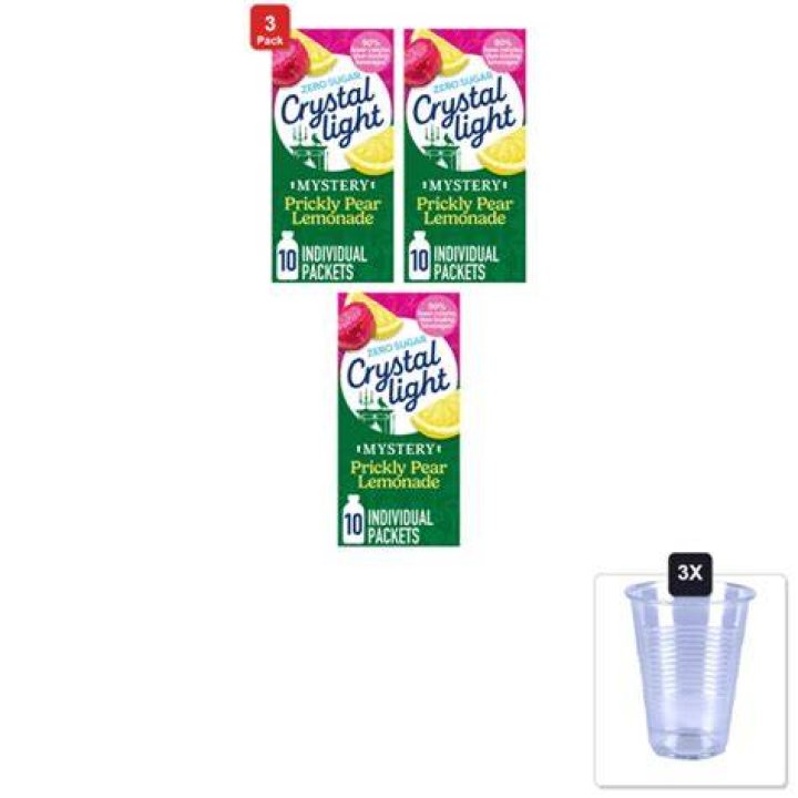 3 Pack Crystal Cup, 14 oz. 60 cups