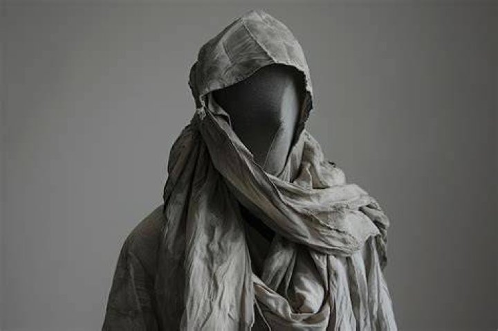 a person wearing a garment a person wearing a garment