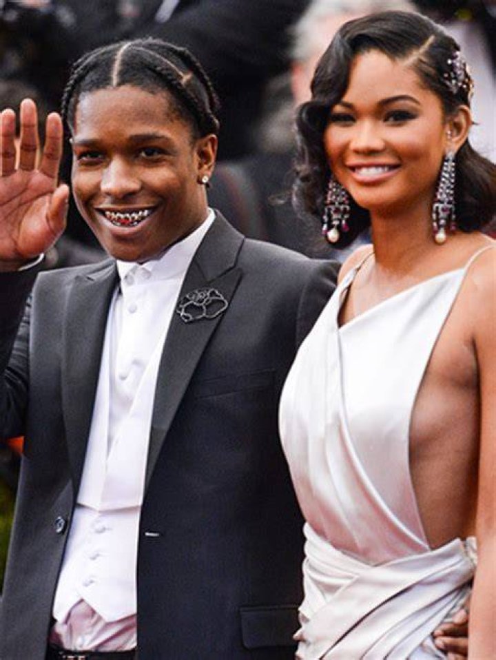 A$AP Rocky and Chanel Iman entering the Charles James Beyond Fashion Costume Institute Gala