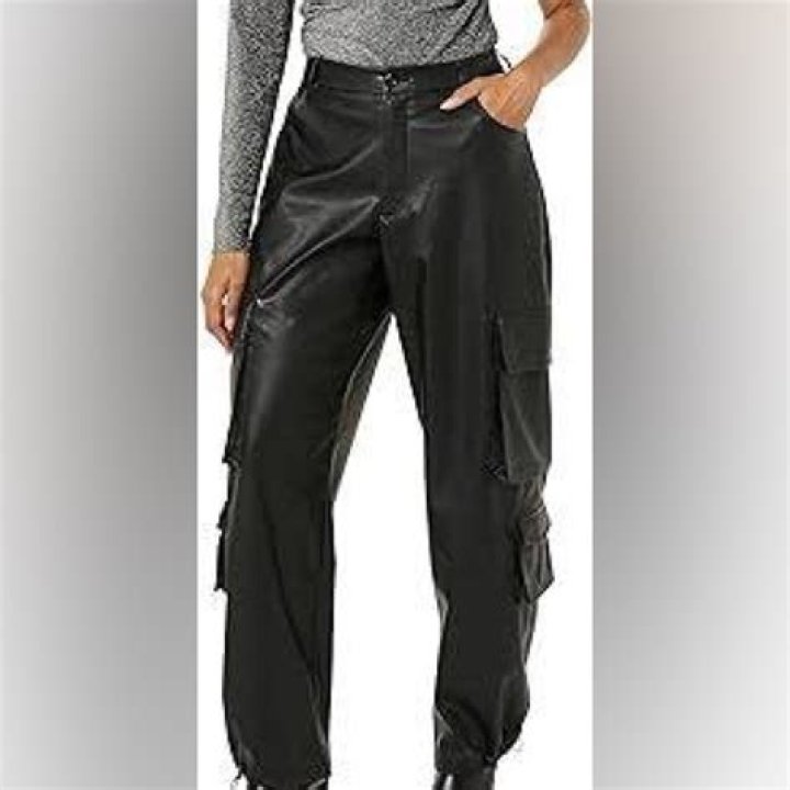 Anika Vegan Leather Cargo Pant Anika Vegan Leather Cargo Pant
