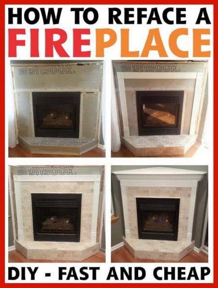 Can you reface fireplace?