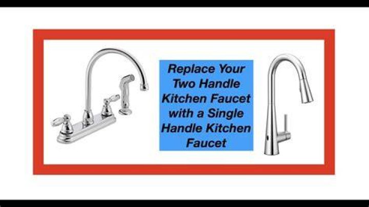 Can You Replace A Single Handle Faucet With A Double??