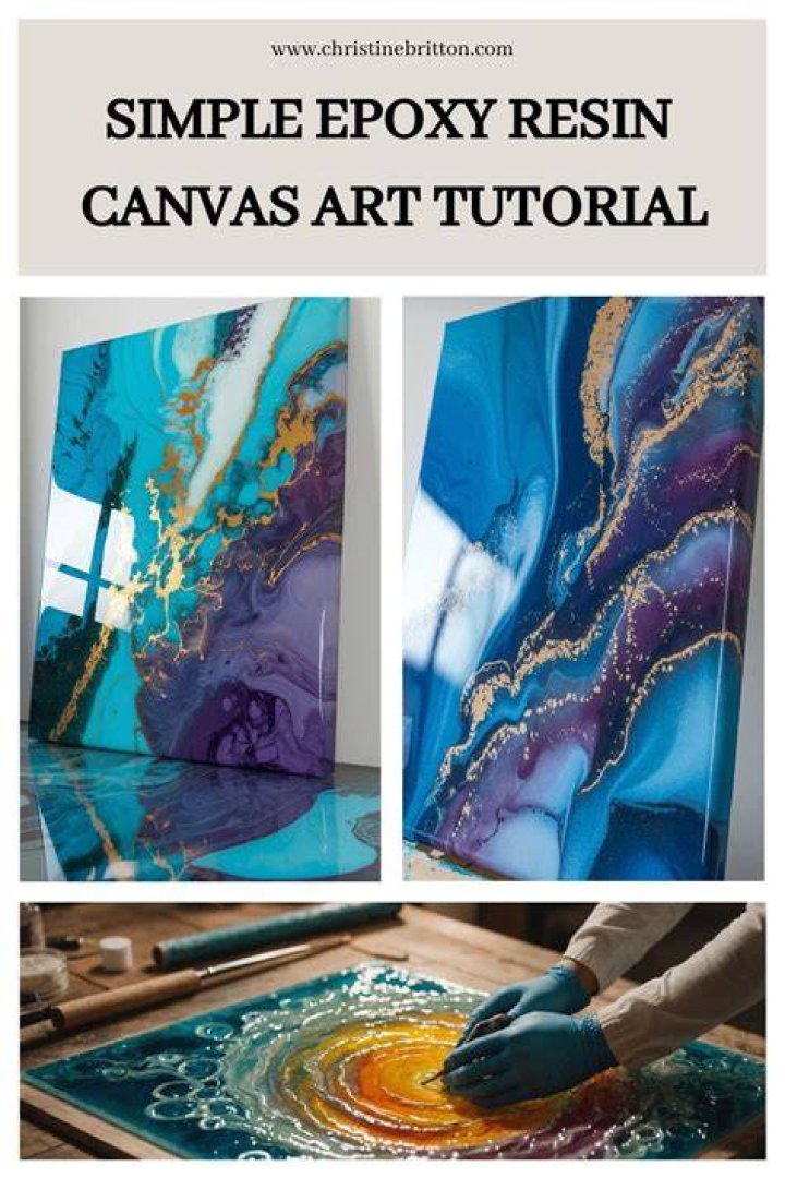 Can you use epoxy resin on canvas?