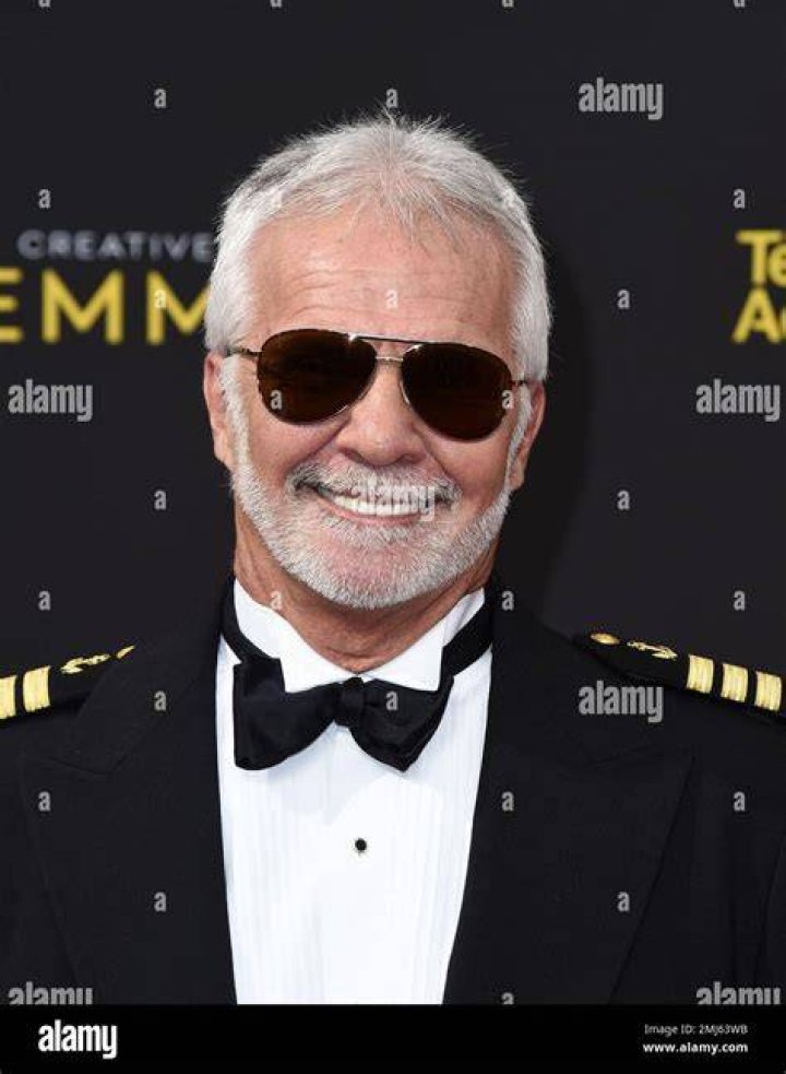Captain Lee Rosbach arrives on stage during BravoCon 2019