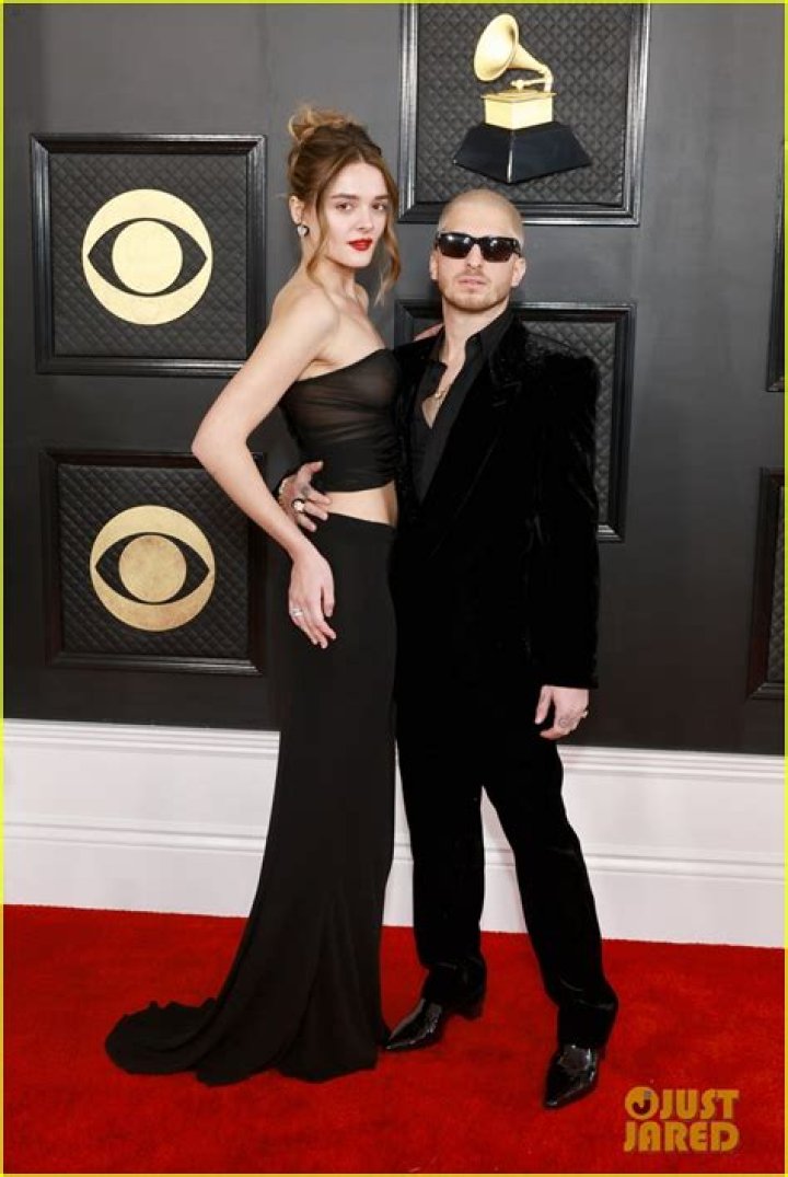 Charlotte Lawrence and Andrew Watt at the Clive Davis Party