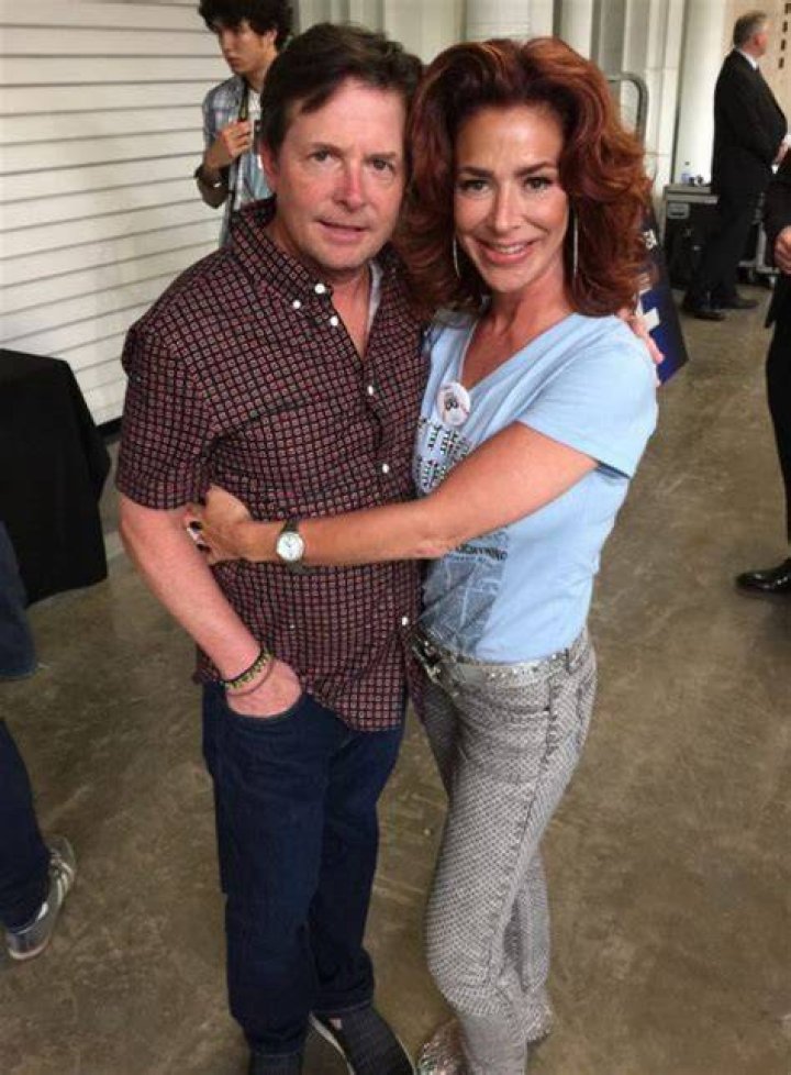 Claudia Wells and Michael J. Fox