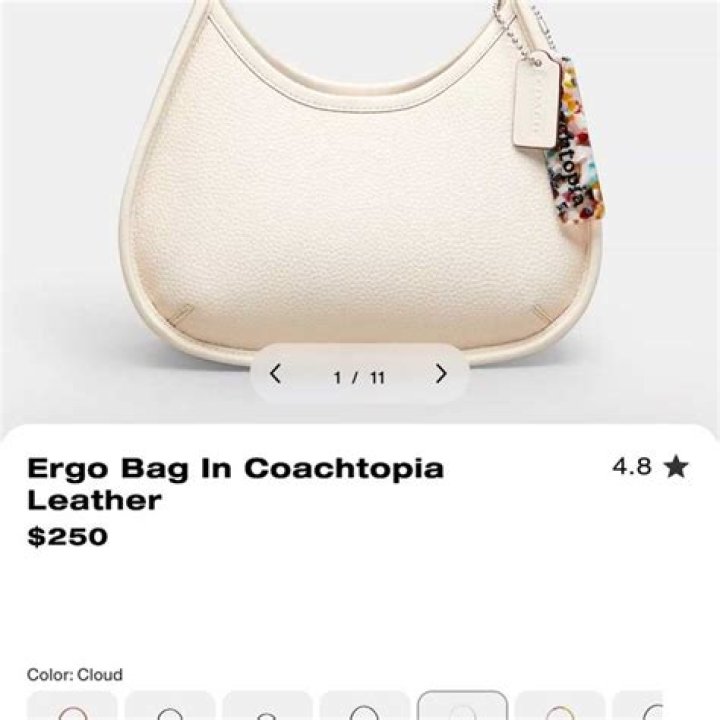 Coachtopia Leather Ergo Bag Coachtopia Leather Ergo Bag