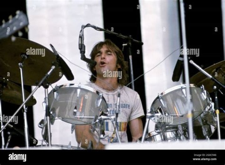 Dennis Wilson the drummer for the Beach Boys is with the Beach Boys when the performed at a Day on the Green