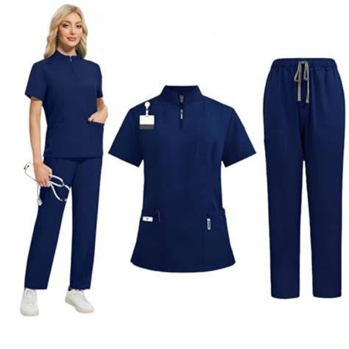 Do caregivers wear scrubs?