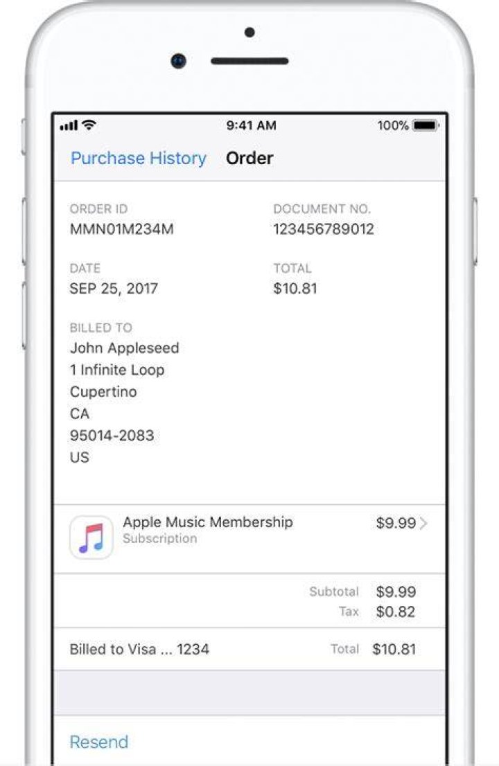 Does Apple send receipts for in-app purchases?