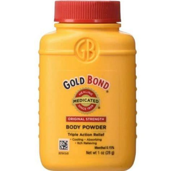 Does Gold Bond medicated powder have talc?