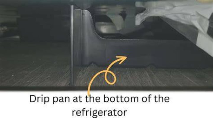 Does my Frigidaire freezer have a drip pan?