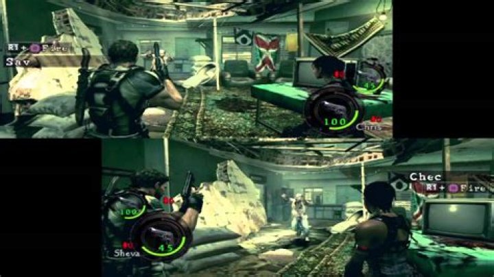 Does Resident Evil 5 have split-screen?