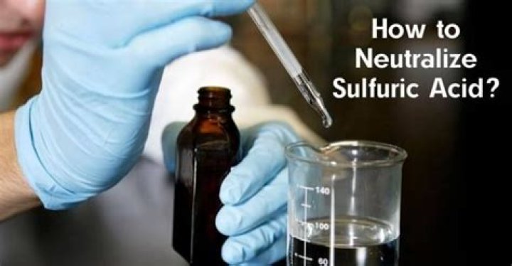 Does vinegar neutralize sulfuric acid?