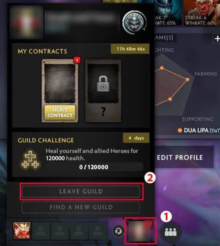 DOTA 2: How To Leave Guild