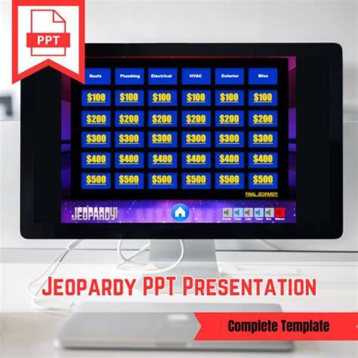 Famous People Jeopardy Template