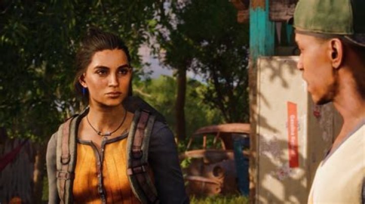 Far Cry 6's Dead Drop Operation: The burning bunker from the ocean below.