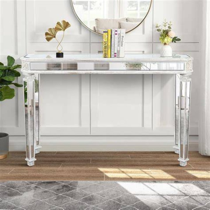 Ginger Mirrored Console Table