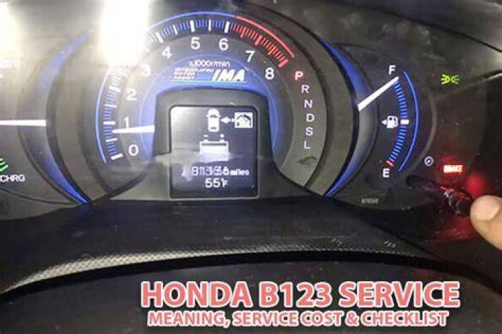 Honda B123 Service Cost