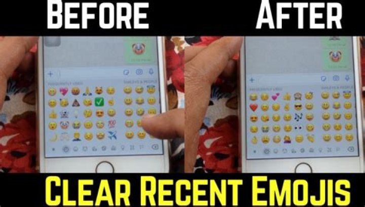 How do I clear my recent Emojis?