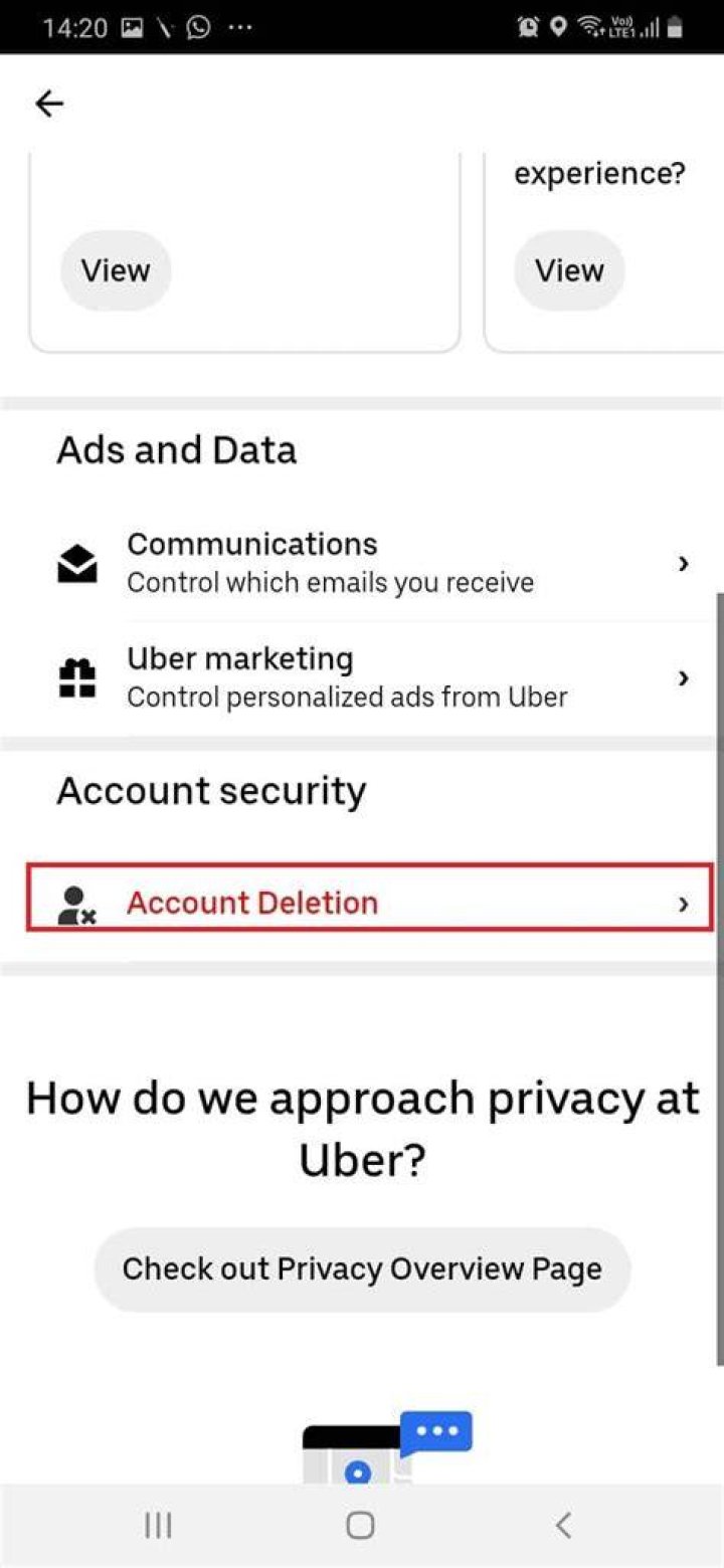 How do I Delete my Uber history?