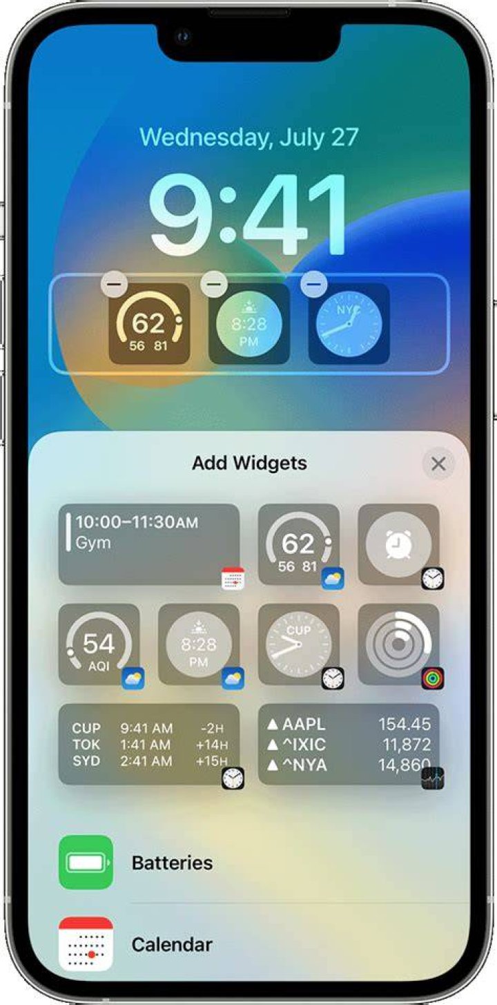 How do I enable Vivint widget on iPhone?