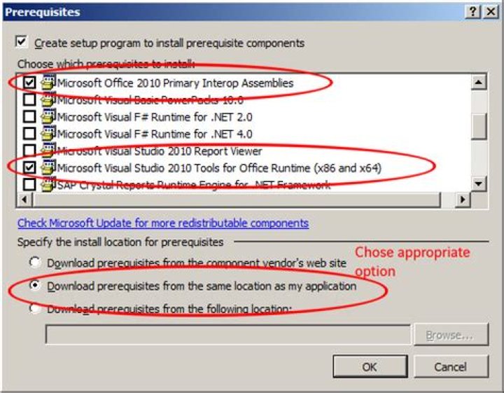 How do I install Microsoft Interop Assemblies?