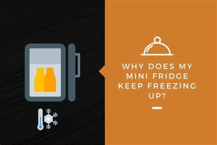How do I keep my mini fridge from freezing?