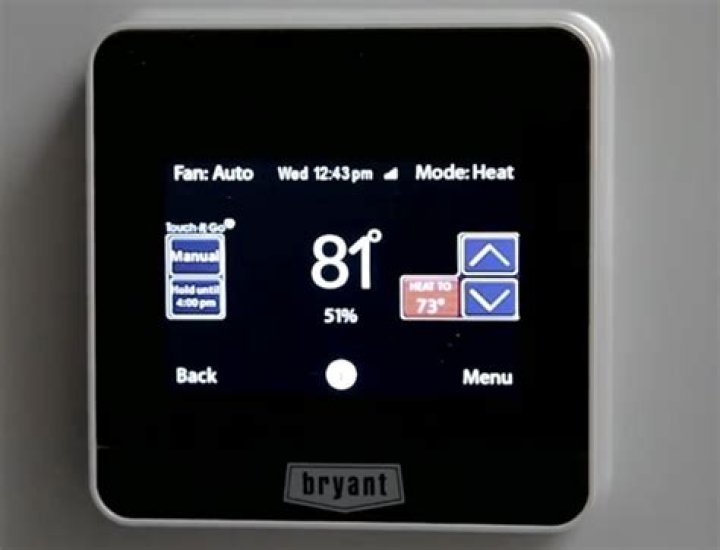 How do I reset my Bryant thermostat?