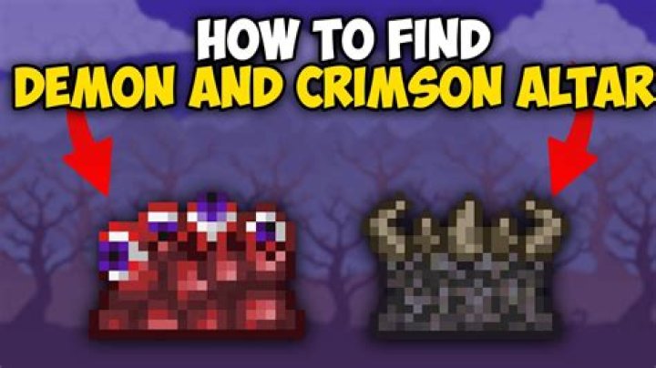 How do you craft a crimson altar?
