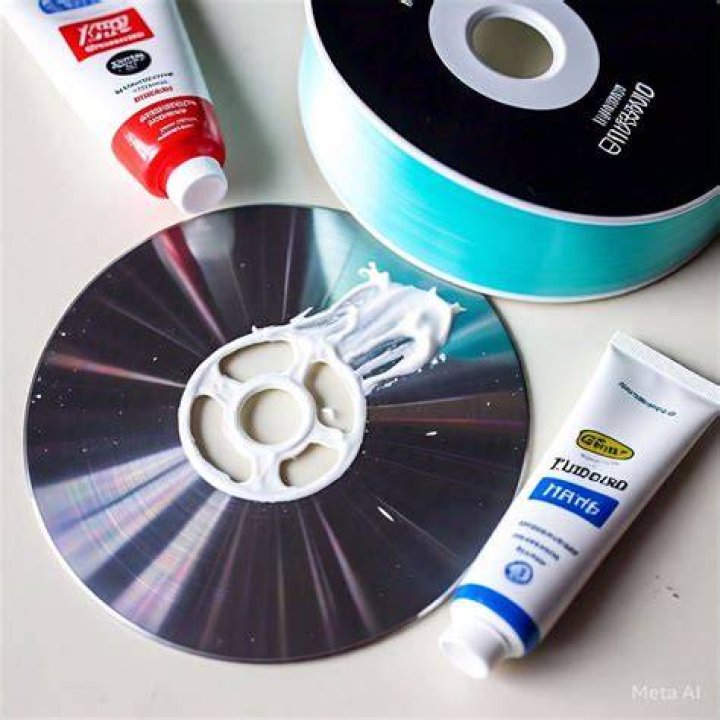 How do you fix a scratched disc with toothpaste?