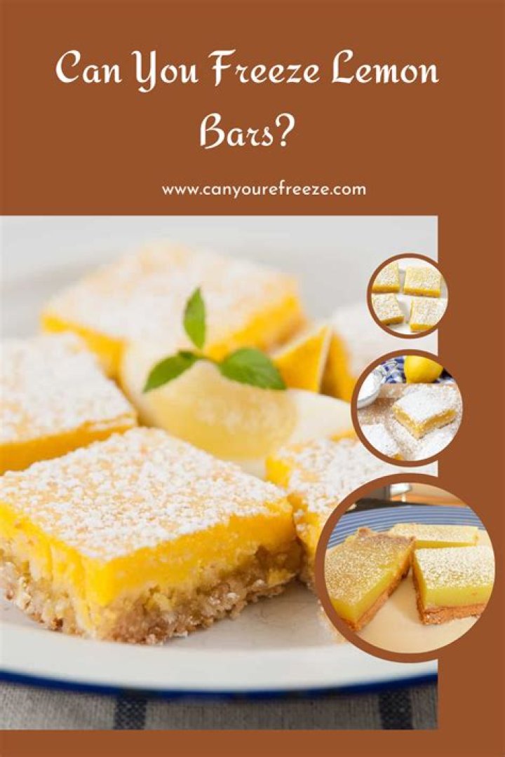 How do you know if lemon bars are bad?