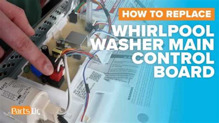 How do you remove the whirlpool control board?
