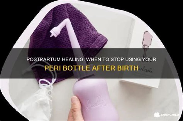 How Long Do I Need To Use The Peri Bottle?