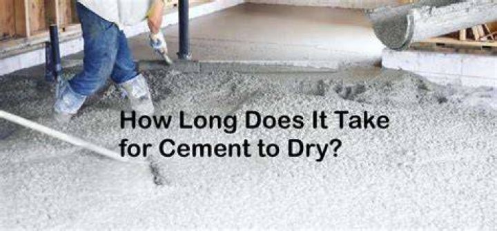 How long does it take for muffler cement to dry?
