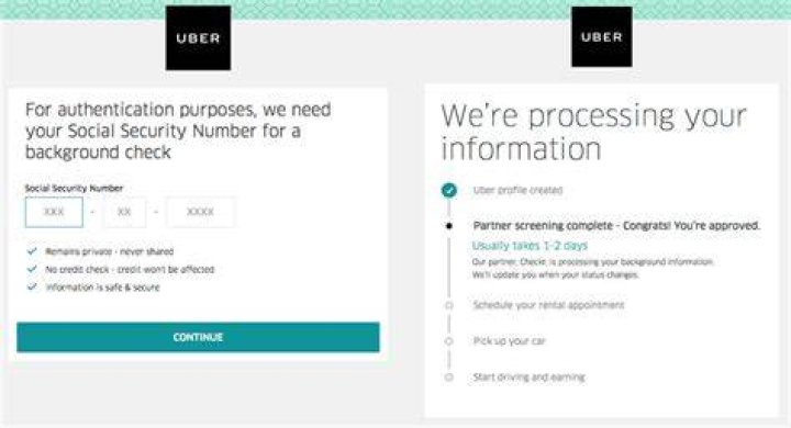 How long does Uber background check pending take?