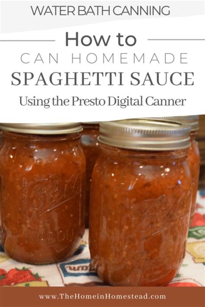 How Long To Process Spaghetti Sauce In Hot Water Bath? (Correct answer)