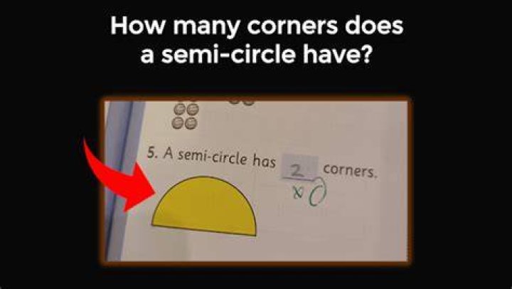 How many corners does a semicircle have?