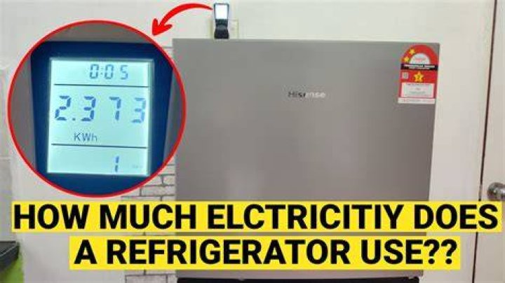 How many kWh does a fridge use per day?