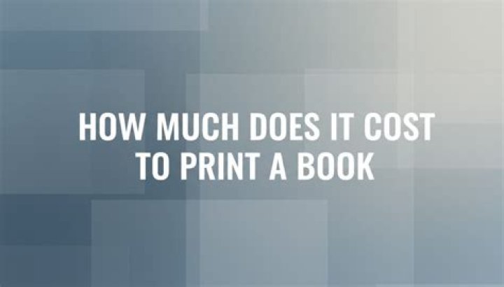 How much does it cost to print a coupon book?