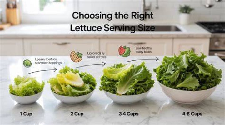 How much is a serving of lettuce?