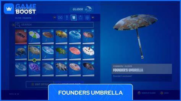 How rare is the founders umbrella?