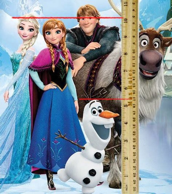 How tall is Olaf Frozen; Olaf height