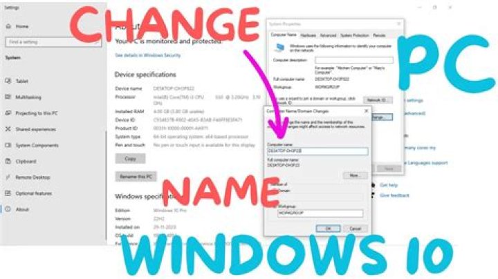 How To Change Your Name On PC