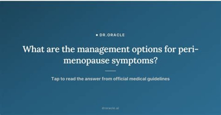 How To Cure Peri Menopause Sickness? (Question)