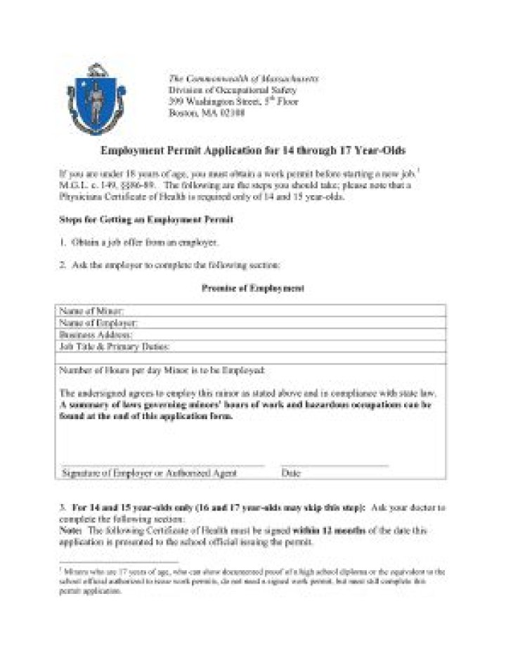 How to Get a Work Permit in Massachusetts?