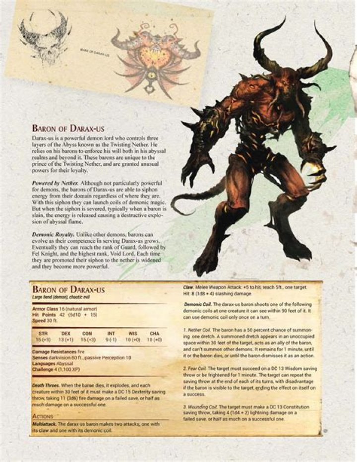Is demon a playable race in DND?