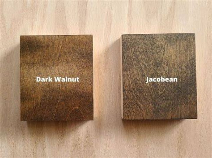 Is Jacobean lighter than dark walnut?